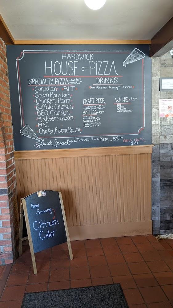 Hardwick House of Pizza Menu image 4